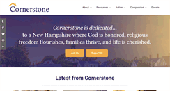 Desktop Screenshot of nhcornerstone.org